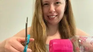 ASMR pretend haircut soft spoken 