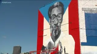 First-generation Latino artist brings new mural to Hartford