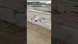 DJI MINI 2 SE SPEED TEST |            #shorts #drone #dji                          @MrBeast