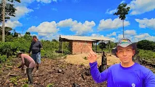 SÍTIO um LUGAR de PAZ | LIMPEZA, ROÇADO, ANIMAIS e ALMOÇO EM FAMÍLIA