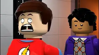 Raj, Leonard & Howard Prank Sheldon in LEGO