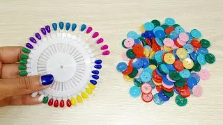 SUPERB WALL HANGING DECOR IDEAS USING DIY THINGS AND OLD BUTTON | BEST OUT OF WASTE