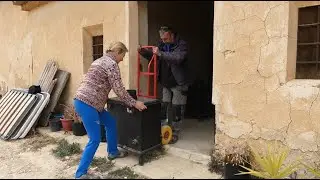 Preparing for the next phase of the renovation! - Another free log burner and more firewood.