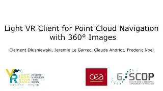 Light VR Client for Point Cloud Navigation with 360&deg; Images - IEEE VR 2022