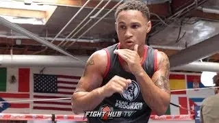 REGIS PROGRAIS PREPARING FOR JOSH TAYLOR - SHADOW BOXING - HEAD MOVEMENT & ANGLES