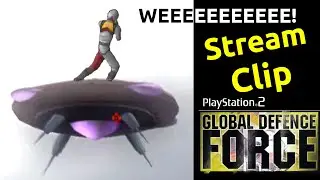 Riding a UFO in Global Defence Force (PS2) - Stream Clip #gaming #nostalgia #gameplay