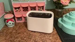 Product Review for Lotsa Style countertop trash bin with 30% off coupon code!
