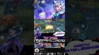 SAVAGE GAMEPLAY HARITH EVOS WORLD #mobilelegends #mlbbidcreator #mlbb #mlbbid #evosworld #harith #M1