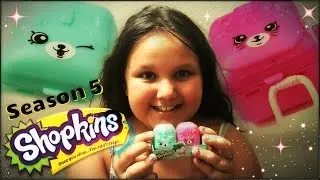 Opening New Shopkins Season 5 Blind Bags - Surprise Hidden Petkins Backpacks Toys