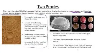 Introduction to Climate Change (Part 6) - Temperature Proxies