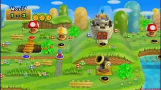New Super Mario Bros Wii Playthrough part 1 [1080p]