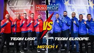 Team USA vs Team Europe | Match 1 | 2024 Mosconi Cup #Highlight #Billiards #Pool