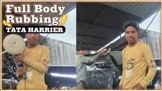 Tata Harrier Full Body Rubbing & Polishing Process @Brotomotiv #tataharrier