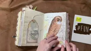 Bird Themed Junk Journal Flip Through