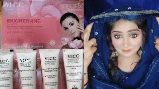 vlcc natural sciences brightening facial kit step by step demo & review/ghr pr vlcc facial kese kre
