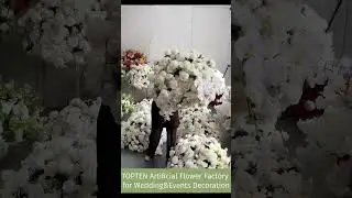 TOPTEN FB026🤍The floral centerpiece is perfect blend of minimalist aesthetics and elegant romance.