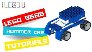 LEGO 9686 Building Instructions - HUMMER CAR TUTORIALS - [design by I LEGO U]