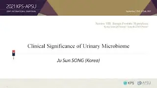 Clinical Significance of Urinary Microbiome