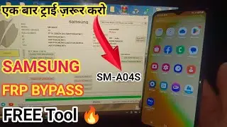 SAMSUNG A04s FRP BYPASS | 2026 | Google Account | Unlock Free Tool | Reset Lock Download link