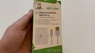 Akumulator FroggieX Xbox Series S/X gamepad Rechargeable Battery 2.4V 1200mAh USB-C + cable Unboxing