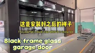 Garage Makeover Idea: How Black Glass Garage Doors Elevate Your Home&rsquo;s Exterior Instantly