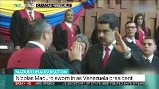 Nicolas Maduro sworn in as Venezuela president