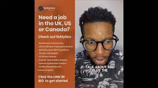 I would not have gotten a job without 10Alytics- Joel