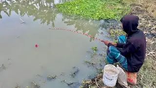 Float Fishing Video Single Hook Fishing Techniques How To Float Fishing Fr Village Fishing 
