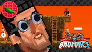 The Pre-release Prequel -- Let's Play Broforce (PC) (custom maps) (Local co-op) (1080p 60fps)