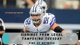 Miami Dolphins Free-Agent Signings from Tampering Tuesday - Welcome to Miami, Connor Williams!