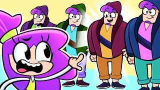 Daddy Copycat?! 🧩 The Real Daddy Is Lost in Minecraft! | Viv and Denny Kids Cartoons