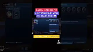 my controller died with blk dieci rocket league #shorts