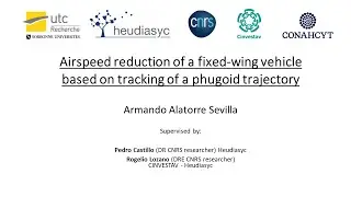 Airspeed reduction of a fixed-wing vehicle based on tracking of a phugoid trajectory