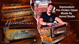 High-Quality Dark Golden Harmonium + Sampler With 792Taals - Ready to Order | Made By Faisal Jamal