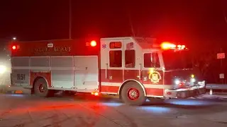 Cottage Hose Company Rescue 51 Responding. 