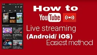 How to livestream on youtube with smartphone