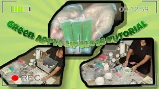 Green Apple Lipgloss Tutorial