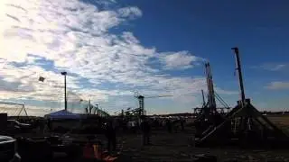 WCPC 2013 - Trebuchet Chunk Works - Throw #3