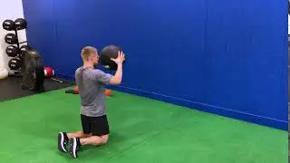 Tall Kneeling Overhead Med Ball Throw