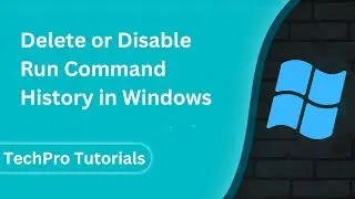 How To Delete or Disable Run Command History in Windows 11