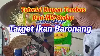 Tutorial Umpan Tembus Dari Mie Sedap @patil8788 #umpantembus #targetikanbaronang #mancingnegek
