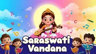 Saraswati Vandana for Kids 🎶📚 | Animated Bhajan | Learn with Devotion