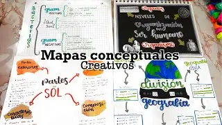 cómo hacer mapas conceptuales/cuadros sinópticos creativos 💫 // Paola Ochoa