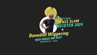 Deutscher Science Slam Meister 2024 &ndash; Benedikt Wiggering 
