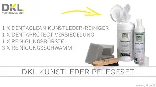 DKL KUNSTLEDER PFLEGESET F&Uuml;R DENTALPOLSTER UND MEDIZINISCHE LIEGEN