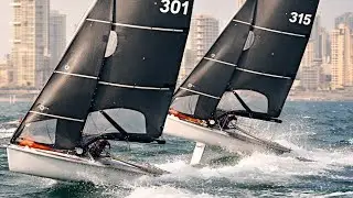 Asian Games Sailing &ndash; Day 5 Action #sailing #mumbai 