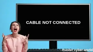 No display or No signal in computer | how to Repair No Display computer | master cyber