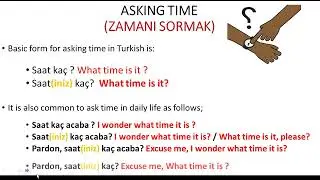 Learn Turkish: Telling the time in Turkish