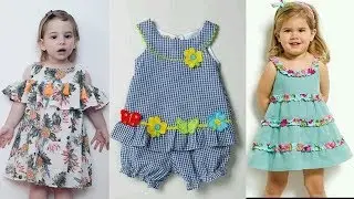Beautiful kids cotton dress design || Kids Cotton Dress Design Ideas || kids cotton frocks designs