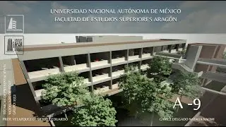 A-9 EDIFICIO UBICADO EN LA FACULTAD DE ESTUDIOS SUPERIORES ARAGÓN - MODELADO EN REVIT